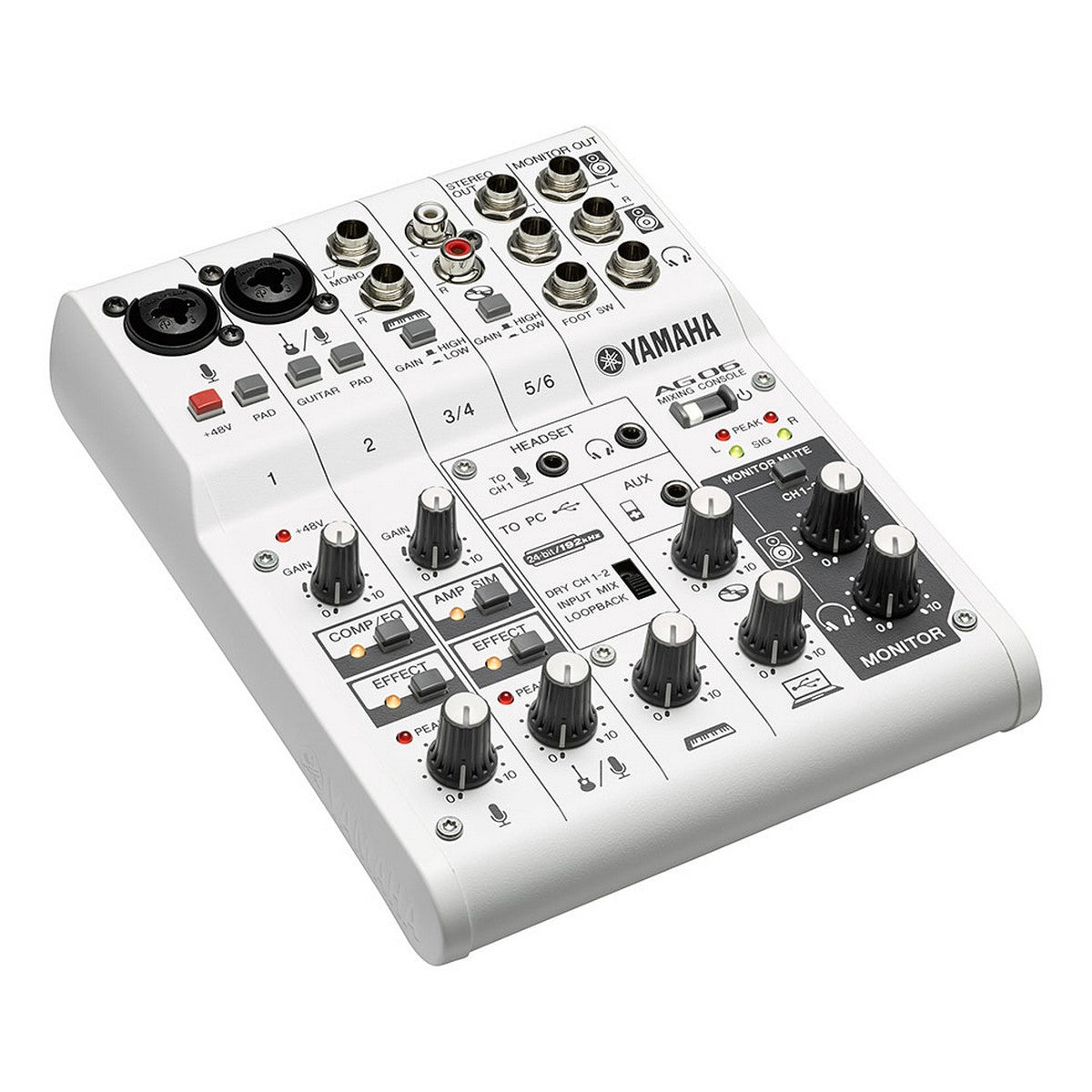 Yamaha AG06 6 Channel Mixer USB Audio Interface (Used)