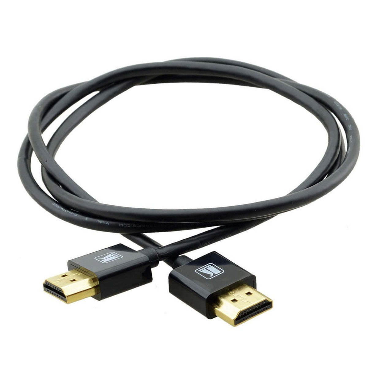 Kramer C-HM/HM/PICO/BK-3 3 Foot Ultra Slim High Speed HDMI Cable Black