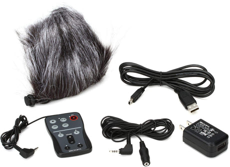 Zoom APH-5 Windscreen Remote Control AC Power Adapter USB Cable Accessory Pack for H5