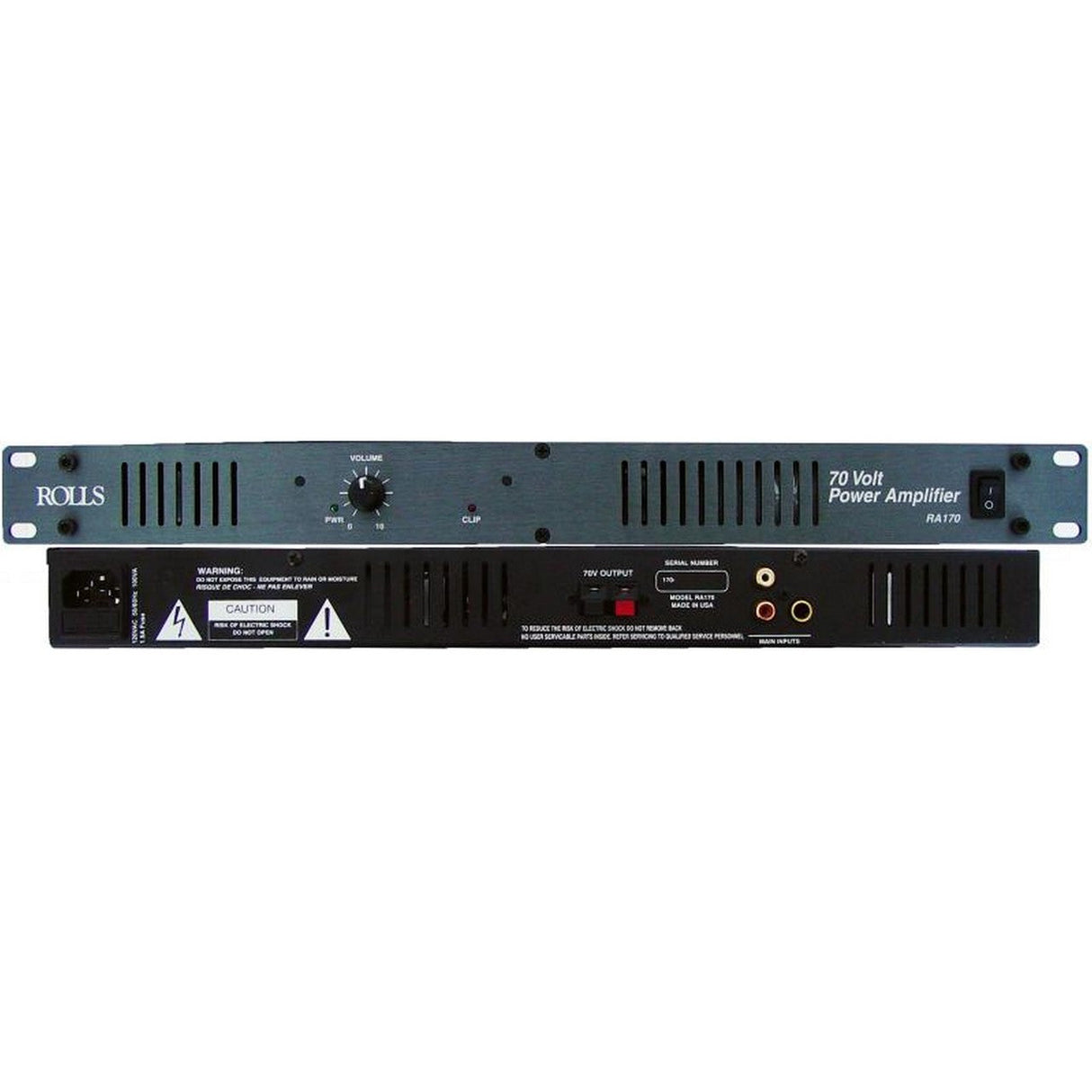 Rolls RA170 70-Volt Power Amplifier