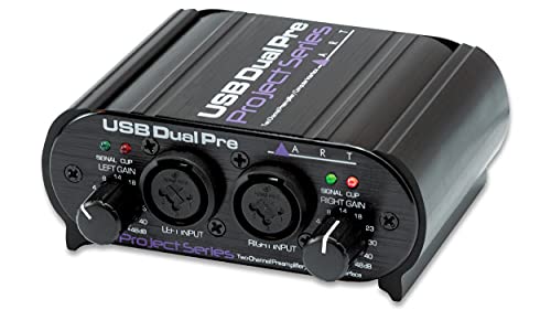 ART USB Dual Pre Project Series 2-Channel USB Preamplifier