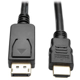 Tripp-Lite P582-006-V2 DisplayPort 1.2 to HDMI Adapter Cable 6-Feet