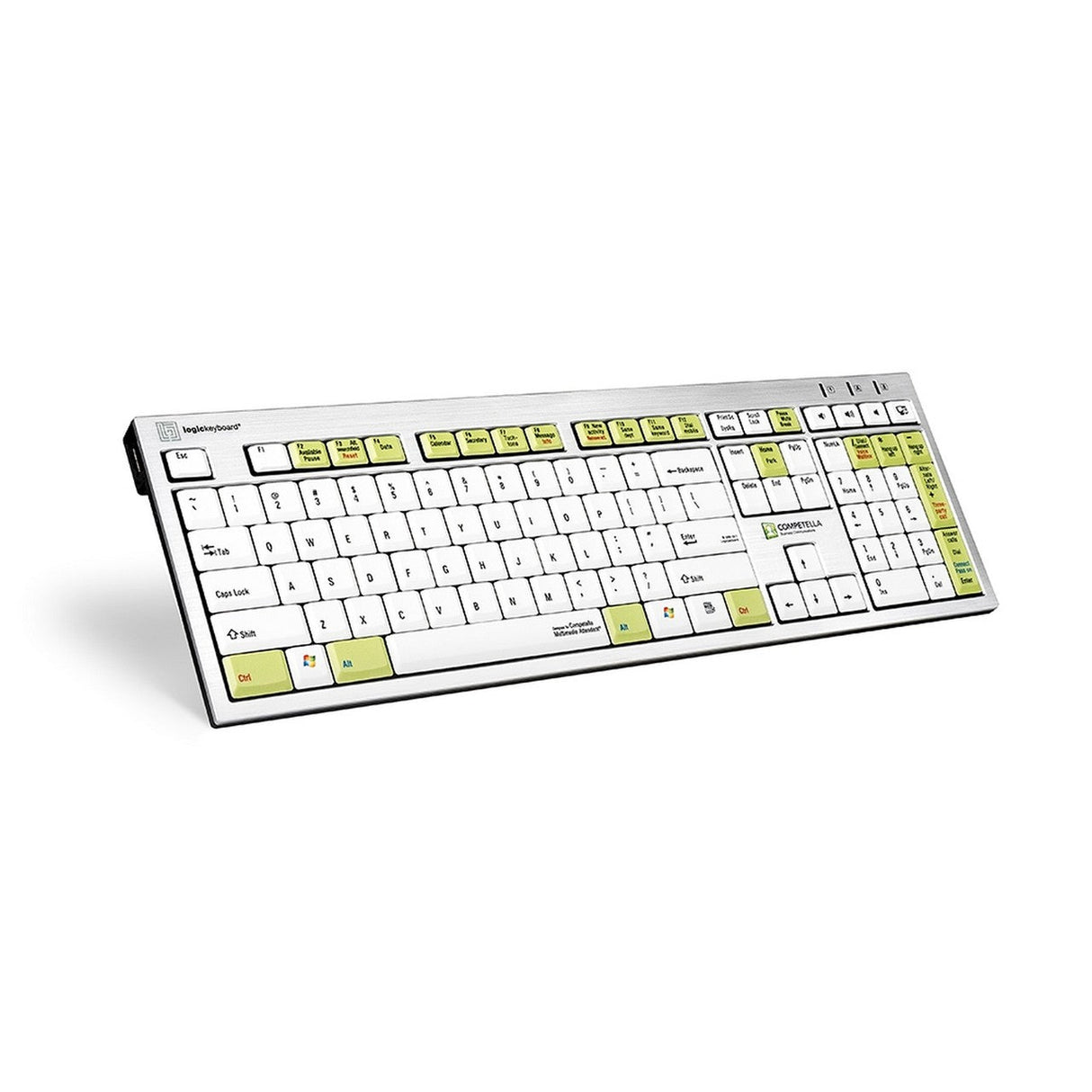 Logickeyboard Competella Multimedia Attendant Telecom Keyboard