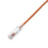 LYNN CPCS-AOR-020F CHOICE Slim 28AWG CAT6A Ethernet Patch Cable 20-Foot Orange