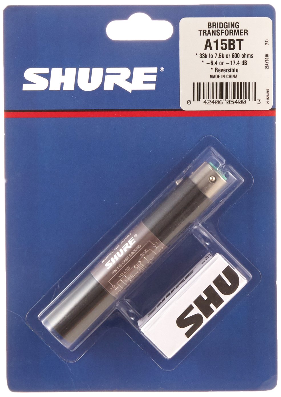 Shure A15BT Bridging Transformer