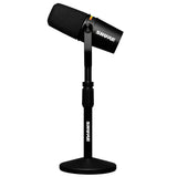 Shure MV7 + Podcast Dynamic Microphone Kit Bundle with Gator Stand
