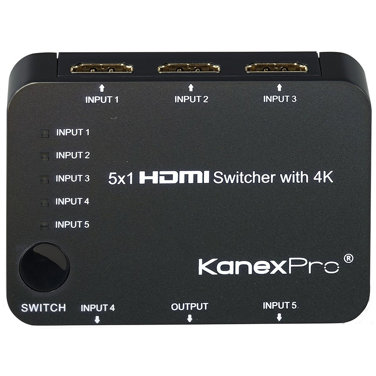 KanexPro SW-HD5X14K 5x1 HDMI Switcher with 4K Support