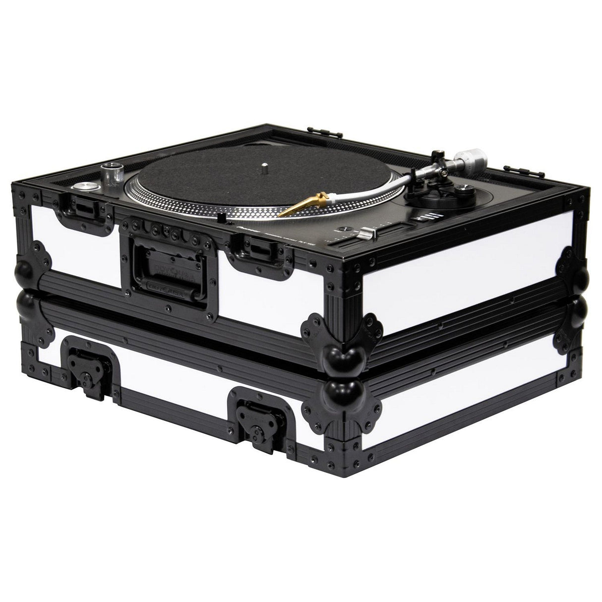 Odyssey DESIGNER DJ Universal Shadow Trim White Turntable Flight Case