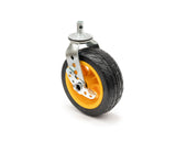 RockNRoller RCSTR8X3 8 x 3 Ground Glider Wide Caster with Brake Upgrade for R12 2-Pack