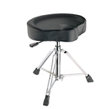 K&M 14035 Drummers Throne Chair with Pneumatic Spring Black