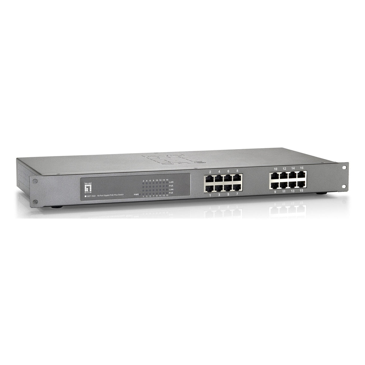 LevelOne GEP-1622 16-Port Gigabit PoE Switch