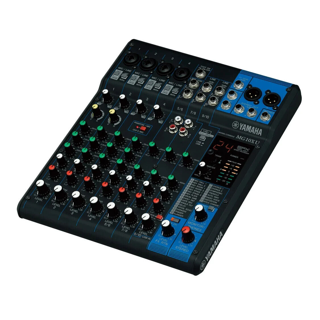 Yamaha MG10XU 10-Channel USB Mixer with Built-in SPX Digital Effects (Used)