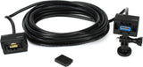 Zoom ECM-6 Hot Shoe Adapter Three Prong Mount 236 Inch Extension Cable for Capsules Tripods Boom Poles DSLRs Video