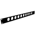 Ace Backstage Co. RPL-110 1 Space Aluminum 10 CONNECTRIX Mount Rack Panel