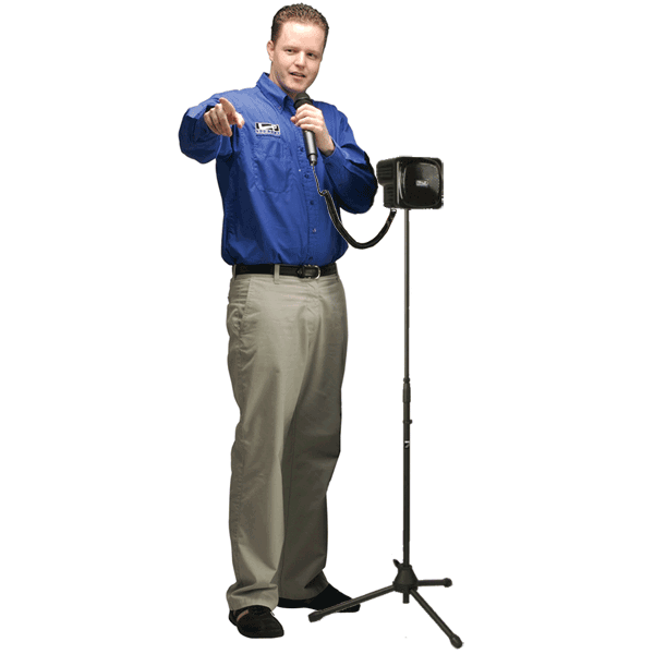 Anchor Audio AN-30BT System ECO 1 Powered Monitor with Wired Handheld Mic