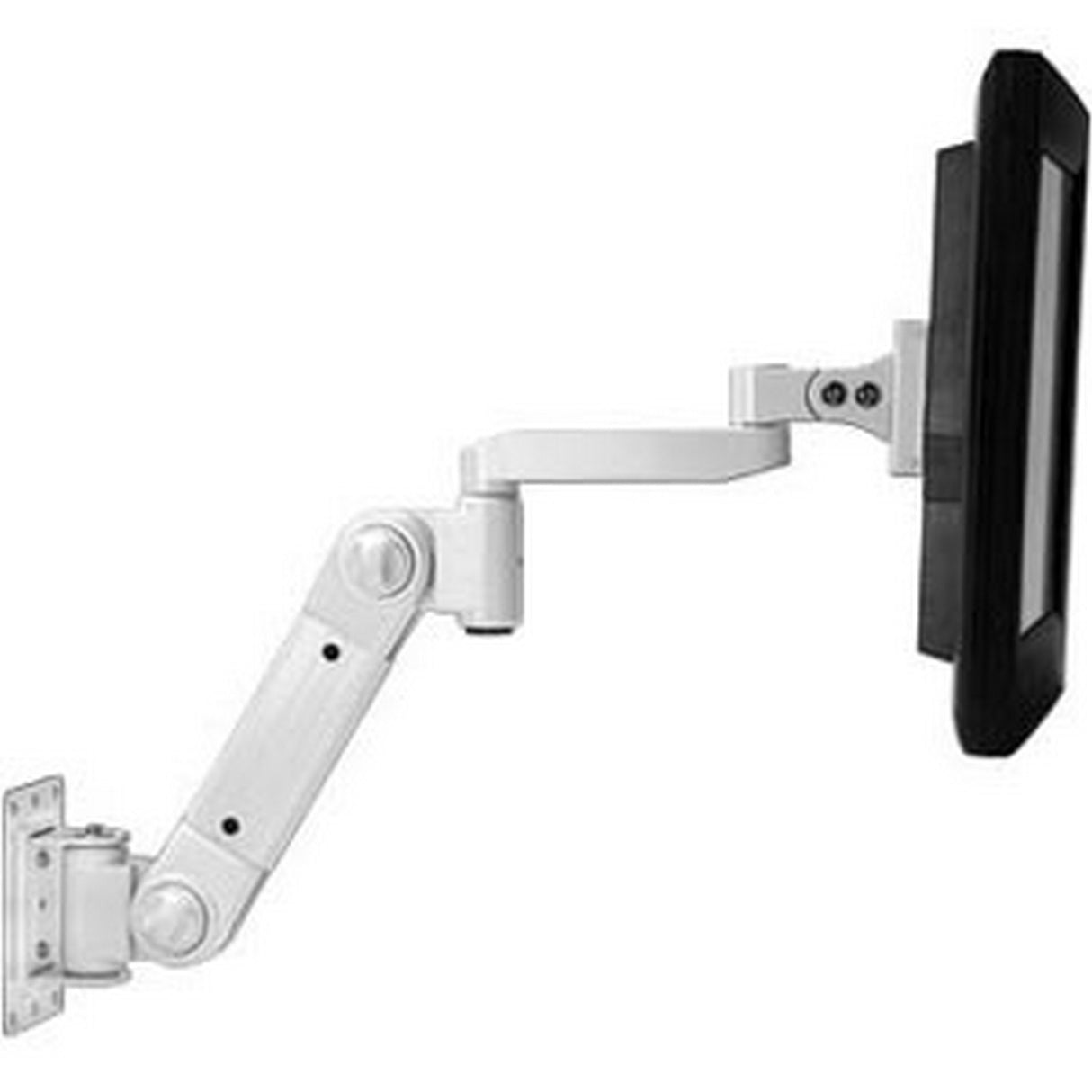 NTI ARM-WL-LCD-HE Wall Mount LCD Arm with Heavy Load Extension, White