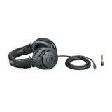 Audio Technica ATH-M20x Closed Back Over Ear Professional Monitor Headphones, Black (Used)