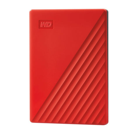 Western Digital - WD My Passport WDBYVG0020BRD-WESN 2TB Portable Hard Drive - Red - WDBYVG0020BRD-WESN