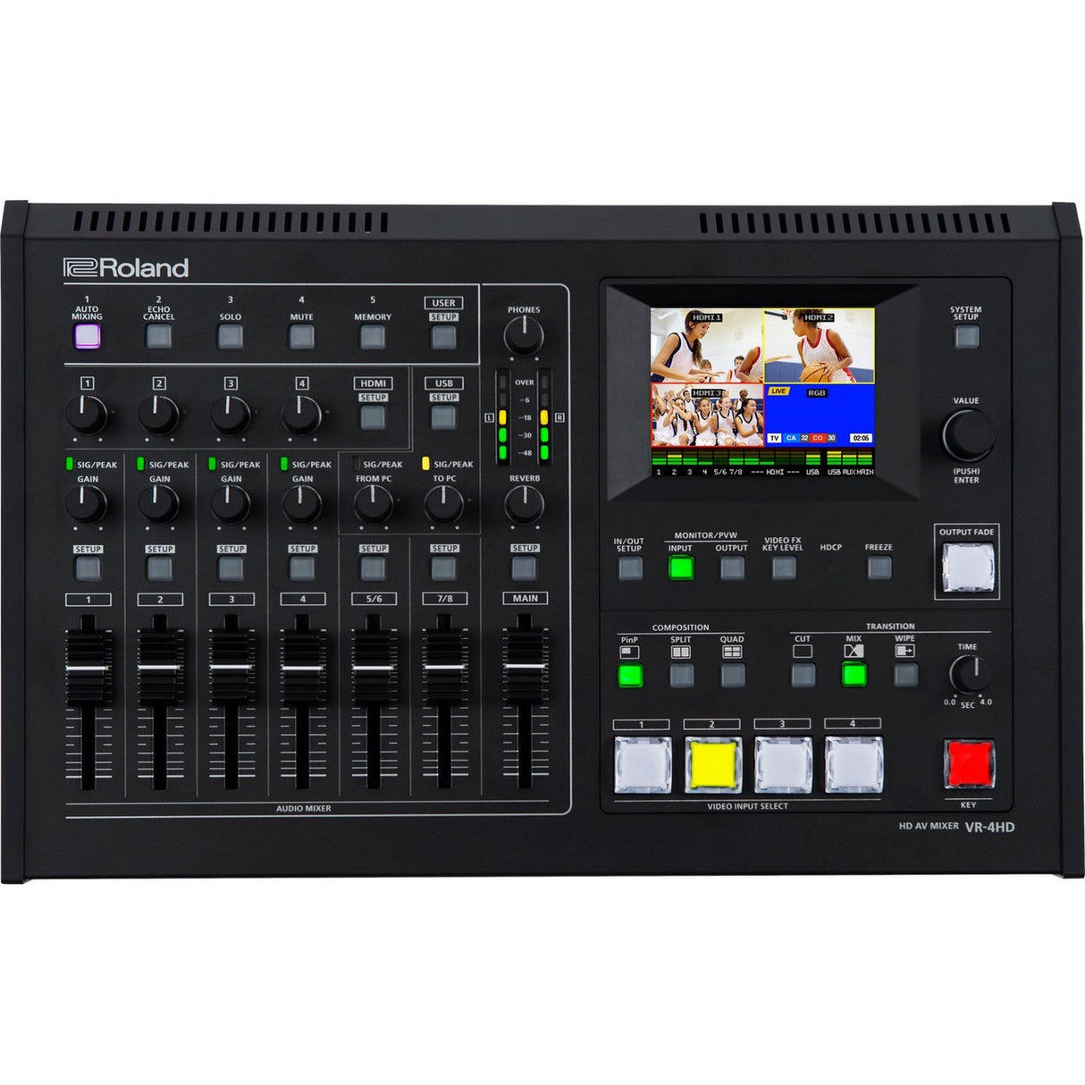 Roland VR-4HD USB 3.0 Web Streaming HD AV Mixer