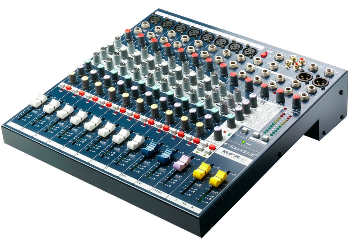 Soundcraft EFX8 8 Channel High-Performance Lexicon Effects Analog Mixer