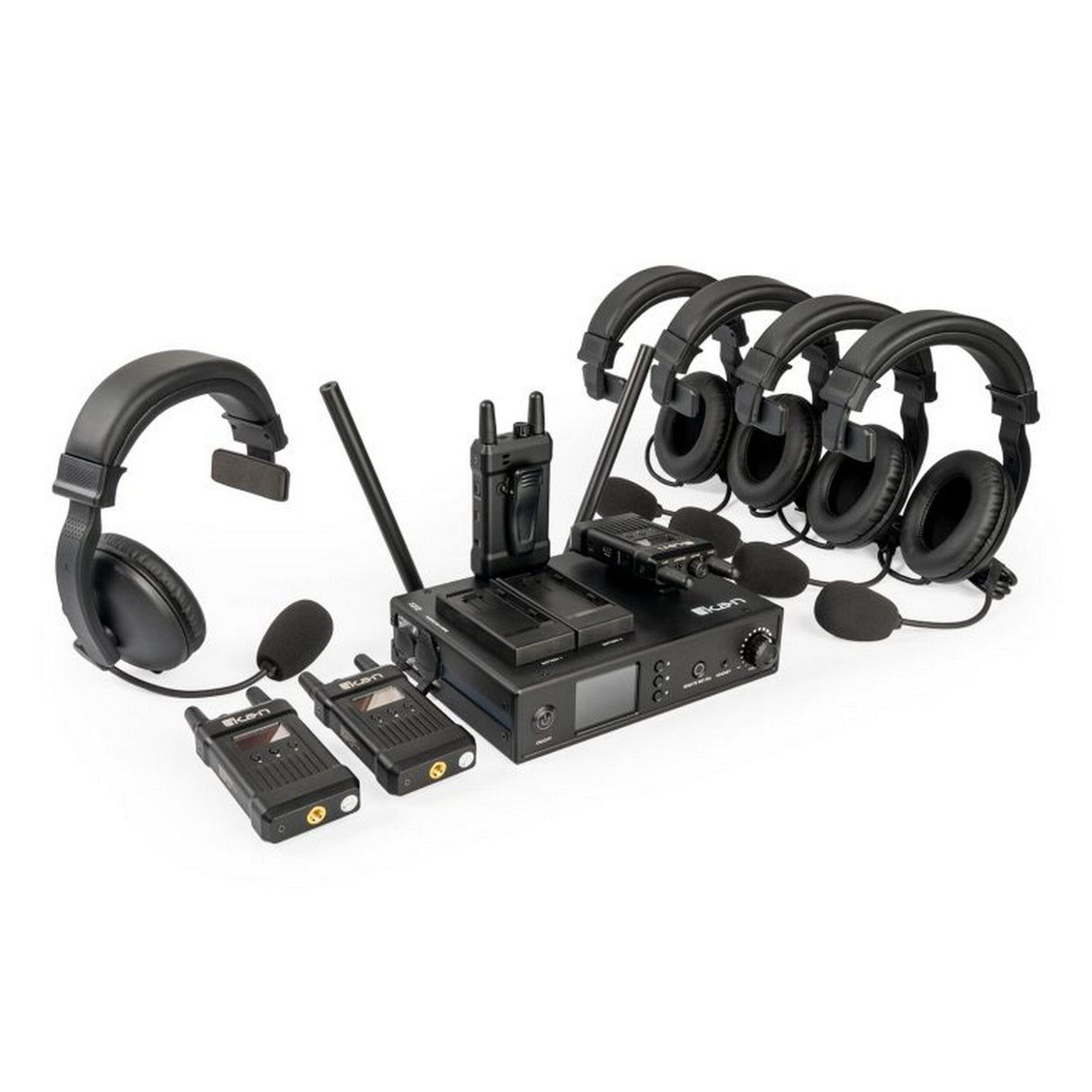 Ikan LIVECOM1000 1000-Foot Wireless Intercom System with 4 Beltpacks