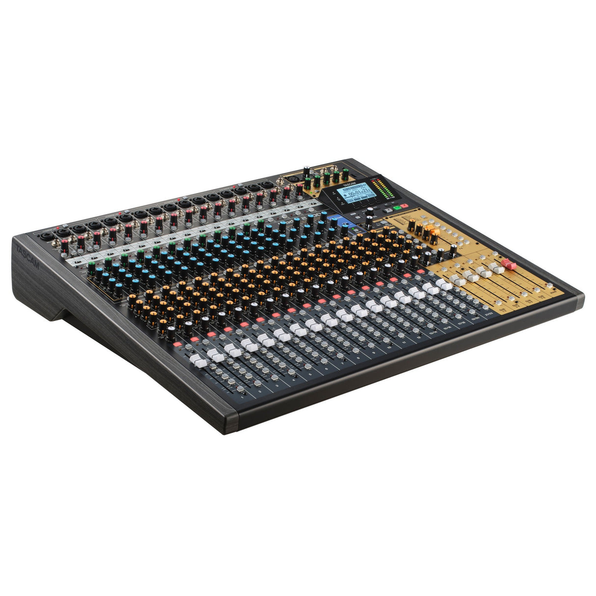 Tascam MODEL 2400 24-Track Flagship Analog Recording Console and Live Mixer with Audio Interface