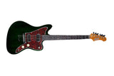 JET Guitars JJ-350 GR R Green Basswood Body Electric Guitar - guitar