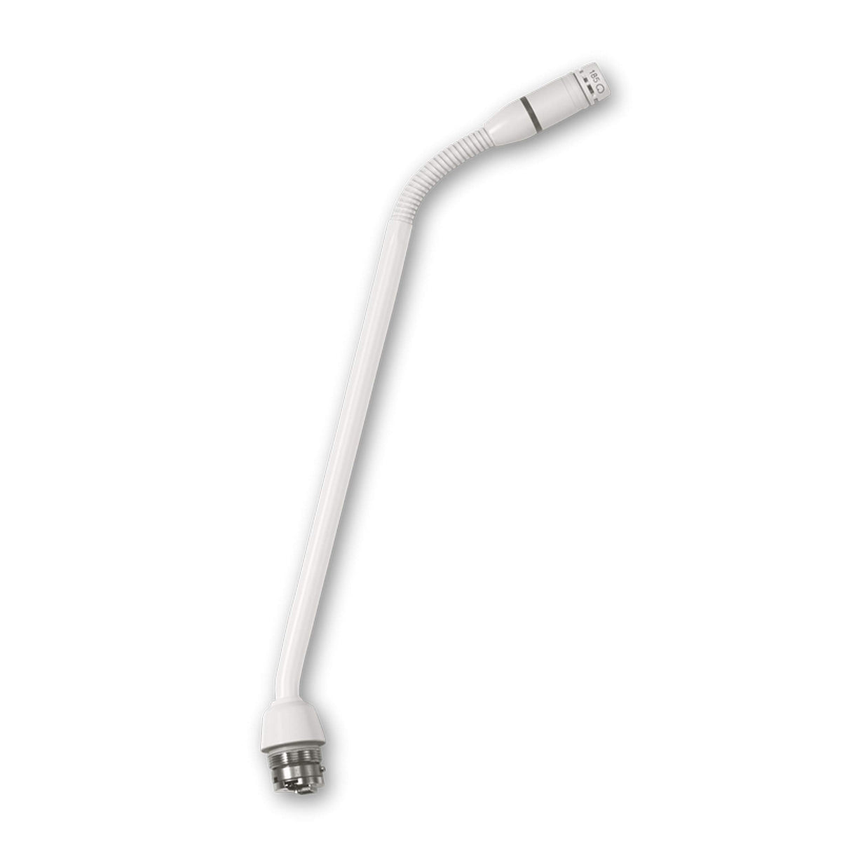 Shure MX410WRLP/N 10-Inch Gooseneck Microphone with Light Ring, White