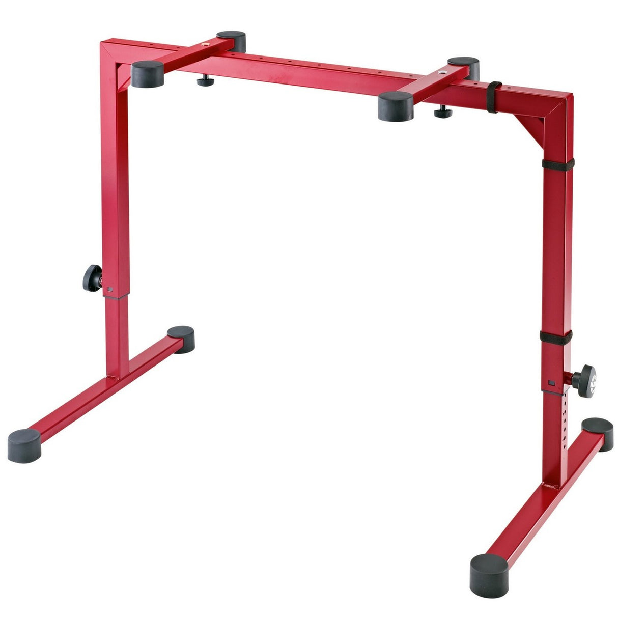 K&M 18810 Omega Table Style Keyboard Stand Red