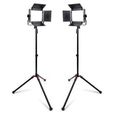 ProMaster Chroma CL68RGB 6x8-Inch RGBWW 2-Light Transport Kit