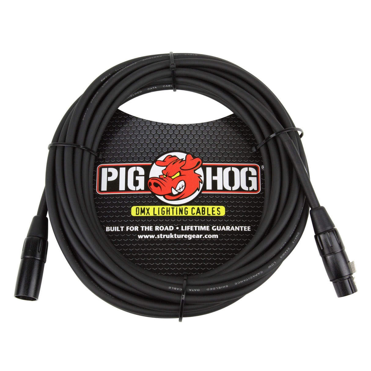 Pig Hog PHDMX25 DMX 3-Pin Lighting Cable, 25-Foot