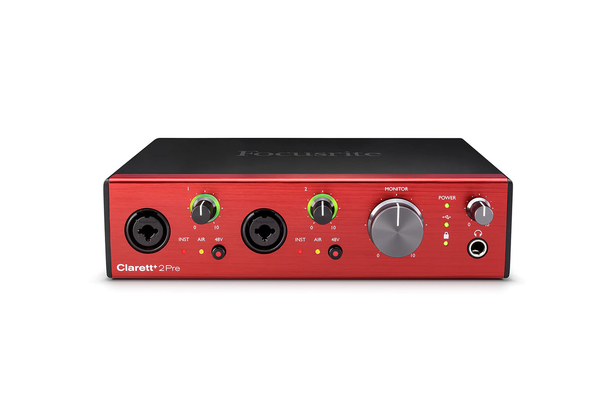 Focusrite Clarett+ 2Pre 10-In/4-Out Audio Interface (Used)