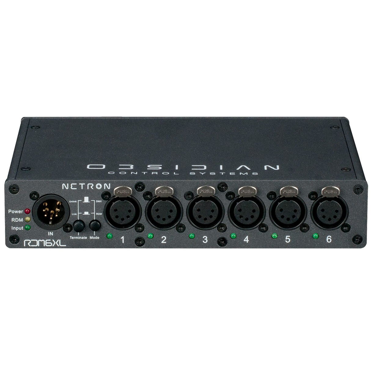 Obsidian Control RDM 6XL 6 x 5-Pin XLR DMX RDM Splitter