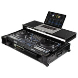 Odyssey I-Board Flight Case with Glide Style Laptop Platform and Wheels for RANE FOUR