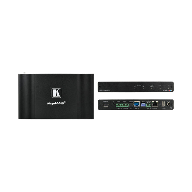 Kramer TP-594RXR 4K HDR HDMI Receiver with Ethernet RS-232 IR ARC and Stereo Audio Routing Over PoE Extended-Reach