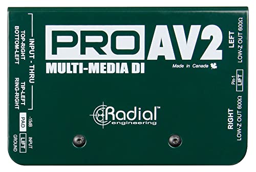 Radial ProAV2 Two Channel Passive Direct Injection Box (Used)