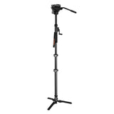 E-Image ML-900C + GH04F Carbon Fiber Monopod with Fluid Head and Hand Crank