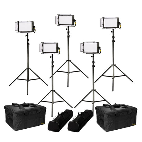 Ikan LW5-5PT-KIT Lyra Daylight 5-Point LED Soft Panel Light Kit