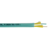 LYNN AV & Security Techlogix Networx M3I-2Z2-R-AQ-1000 Duplex 2.0mm Zip Cord Indoor Riser-Rated OM3 Fiber Bulk Cable