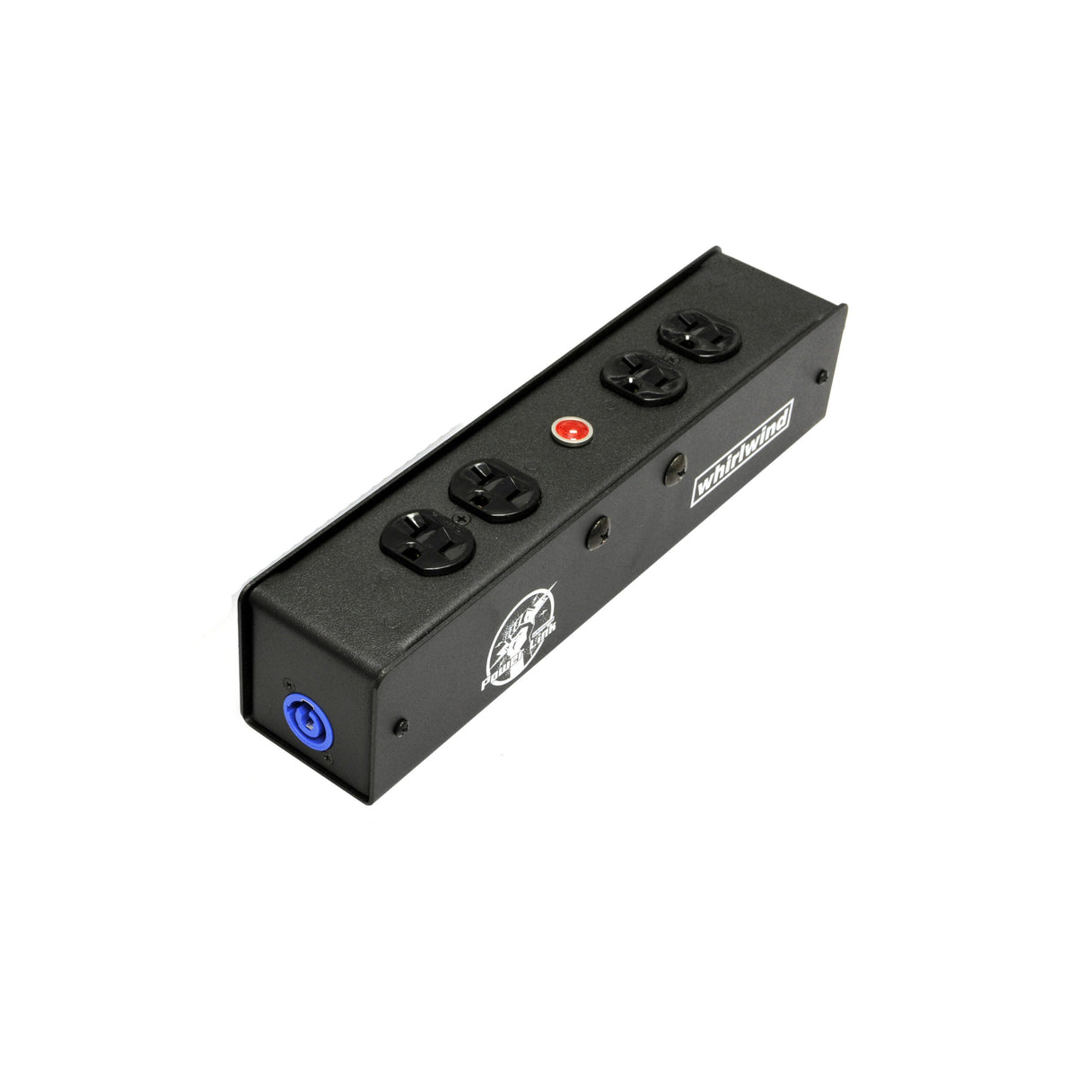 Whirlwind PL1-420 Power Link Box with PowerCon In/Outlet, Black – AVLGEAR
