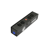 Whirlwind PL1-420 Power Link Box with PowerCon In/Outlet Black