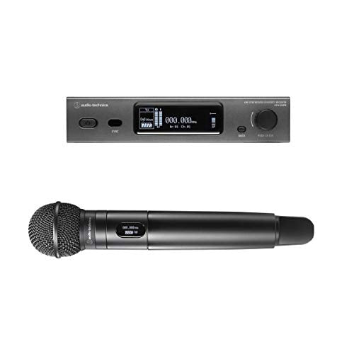 Audio Technica ATW-3212/C510DE2 True Diversity UHF Bodypack Handheld Wireless System, 470.125 - 529.975 MHz