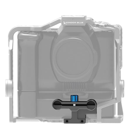 Kondor Blue 15MM Gray Rail Block Adapter for BMPCC 6K Pro Battery Grip Cage Space Gray