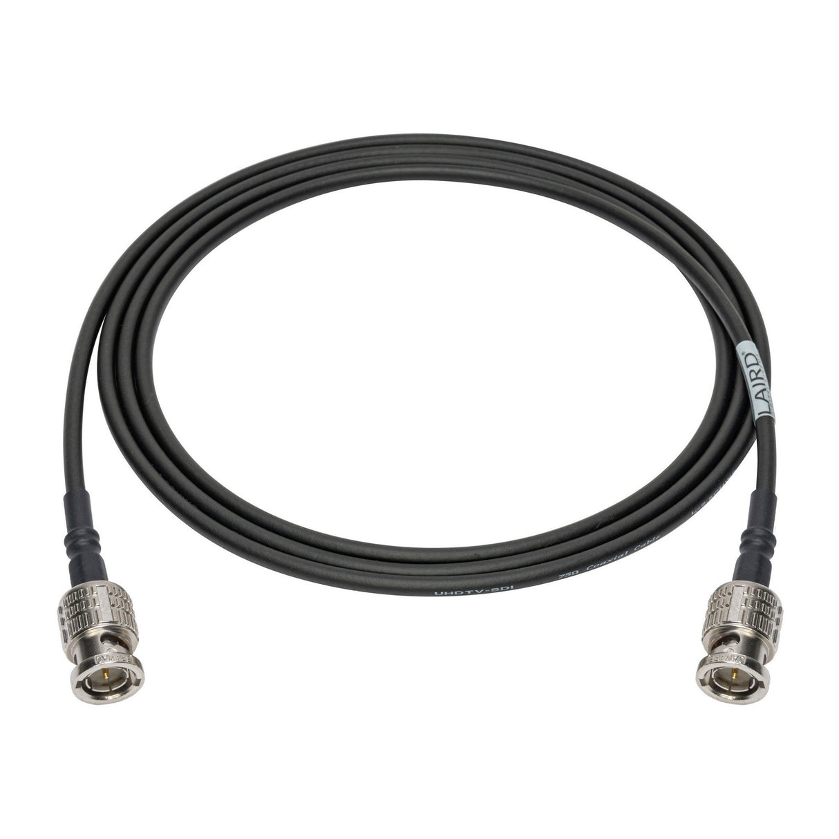 Laird L25CHWS-BB-003 Mini RG-59 12G-SDI BNC Male to Male Cable, 3-Feet