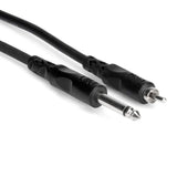 Hosa CPR-103 1/4-Inch TS to RCA Unbalanced Interconnect 3-Feet