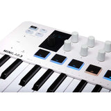 Arturia MiniLab 3 25-Note Compact MIDI Keyboard and Pad Controller, White (Used)