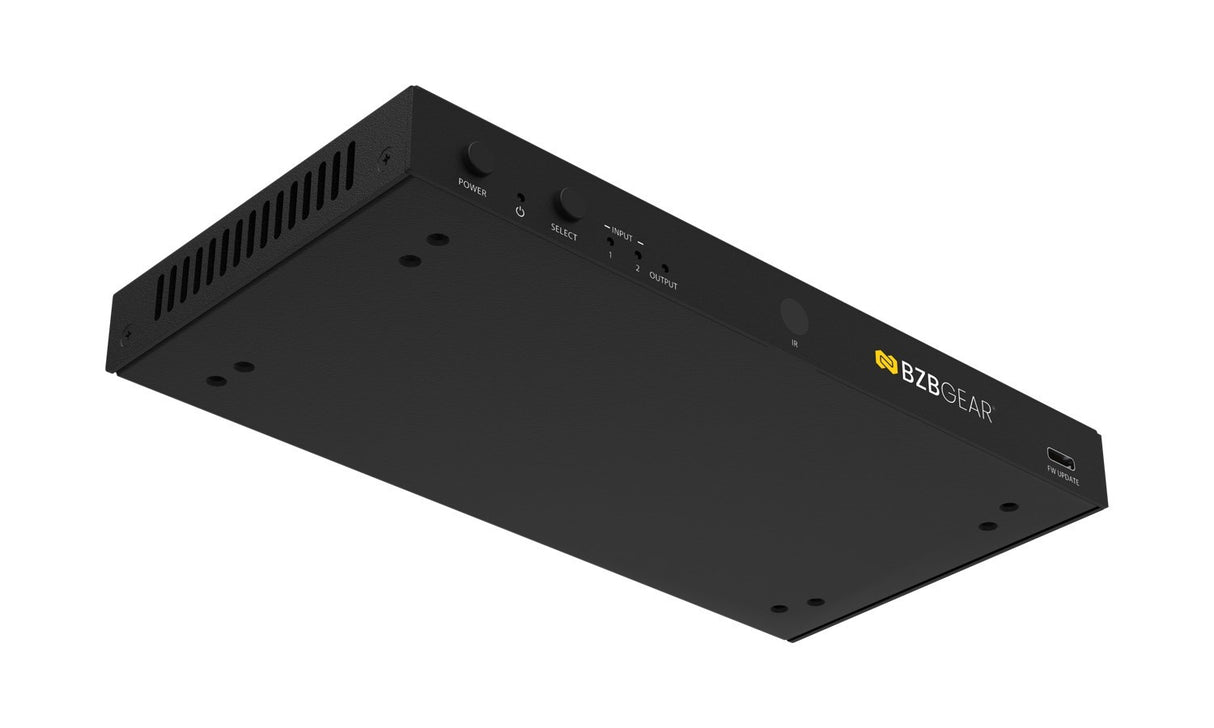 BZBGEAR BG-8K-HS21AR 2x1 HDMI 2.1 8K Switcher with Audio De-Embedding