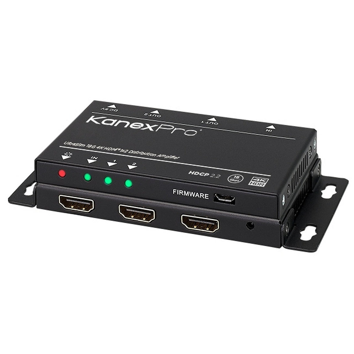 KanexPro SP-1X2SL18G UltraSlim 18G 4K HDMI 2-Port Distribution Amplifier