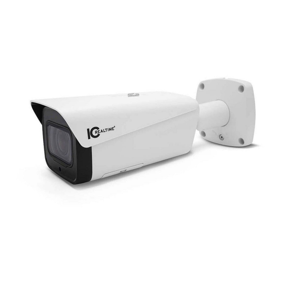 IC Realtime IPEL-B40V-IRW1-AI 4MP IP Indoor/Outdoor Full Size Bullet Camera, White