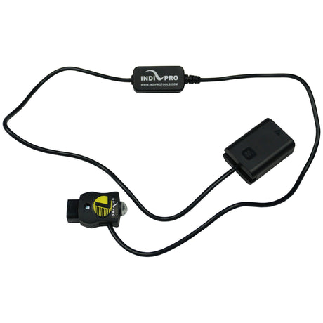IndiPRO SCPTA7S SafeTap Connector Regulated Cable to Sony NP-FW50 type Dummy Battery 28 Inch Cord